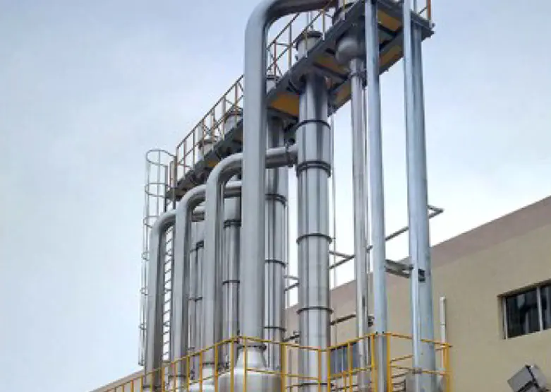 Falling Film Vacuum Evaporator Falling Film Vacuum Evaporator